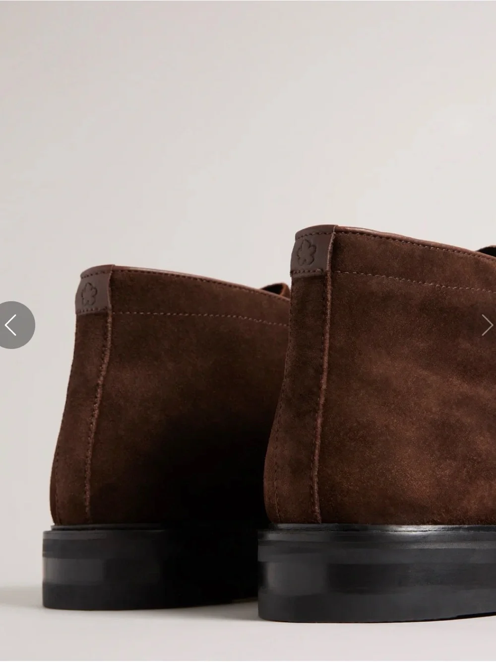 NEW $245 Ted Baker Men 7 Brown Suede Chukka Lace Up Ankle Oxfords Boots Shoes